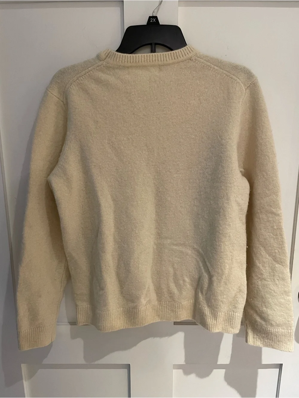 H&M LOGG Women’s Cream Wool Blend Crew Neck Sweater